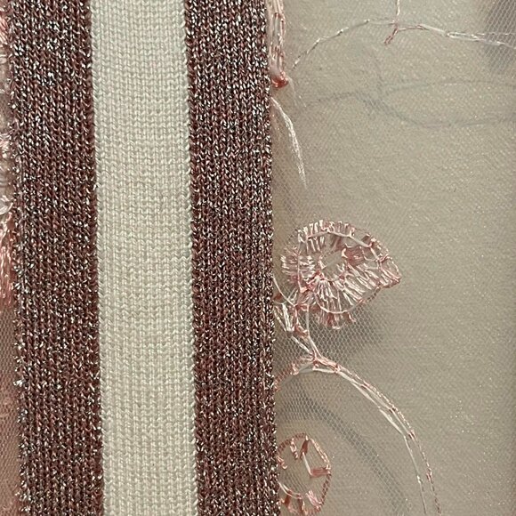 California Moonrise Pink floral overcoat size M. - Picture 6 of 8